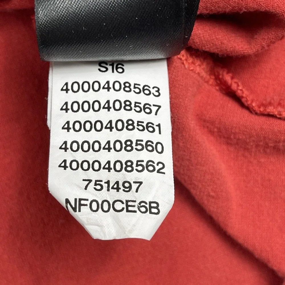 The North Face Polo Shirt Mens Large Red‎ Orange Outdoors Hiking Golf Casual
